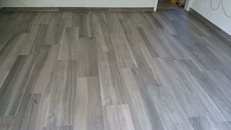 Fubodenheizung auf Entkopplungsmatte - fertig
